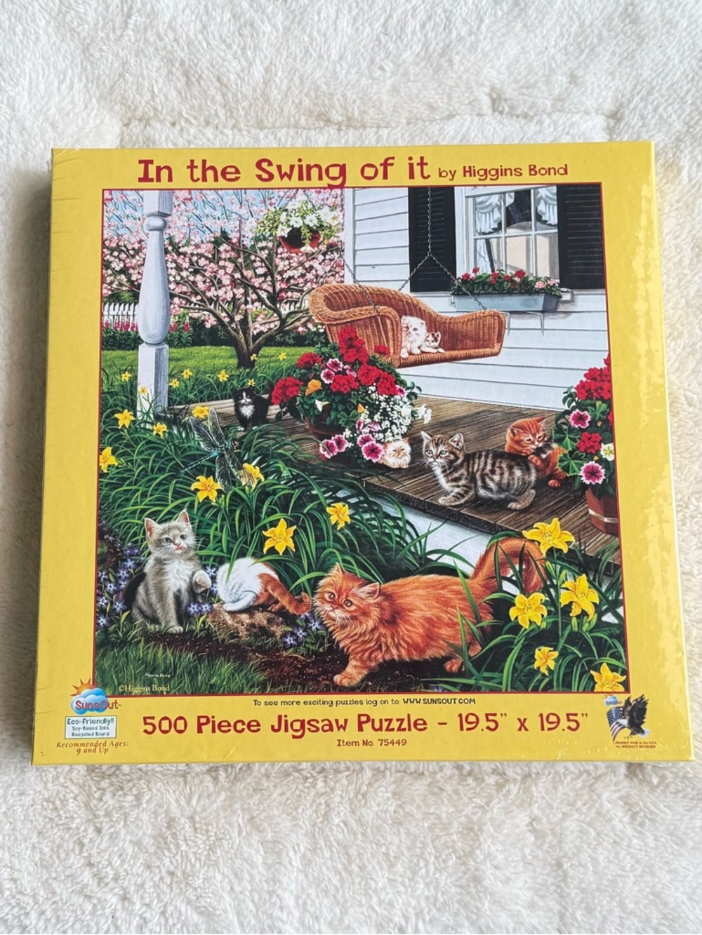NEW Sunsout Puzzle In The Swing of It